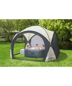 Copertura a gazebo per piscina idromassaggio lay-z-spa, 390x390x255 cm - bestway 30605